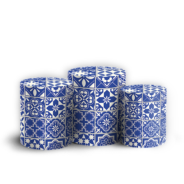 Capas Trio Cilindro Sublimado Vest Facil - Grécia