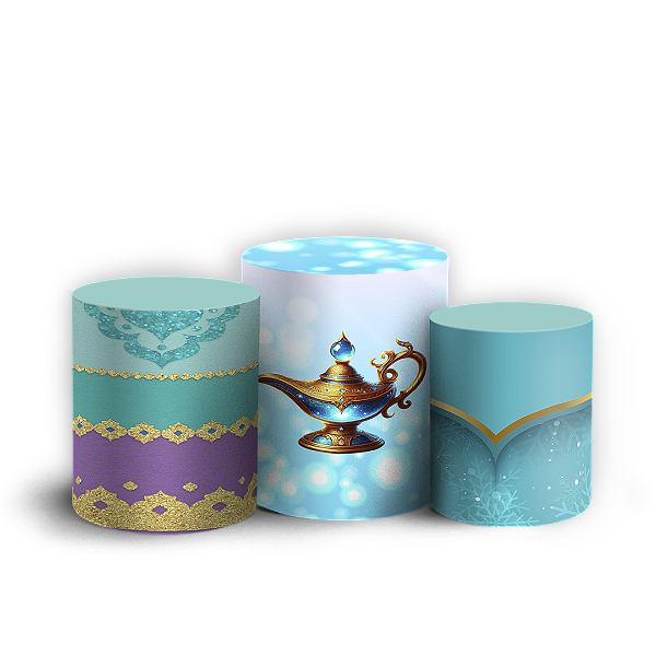 Capas Trio Cilindro Sublimado Vest Facil - Jasmine