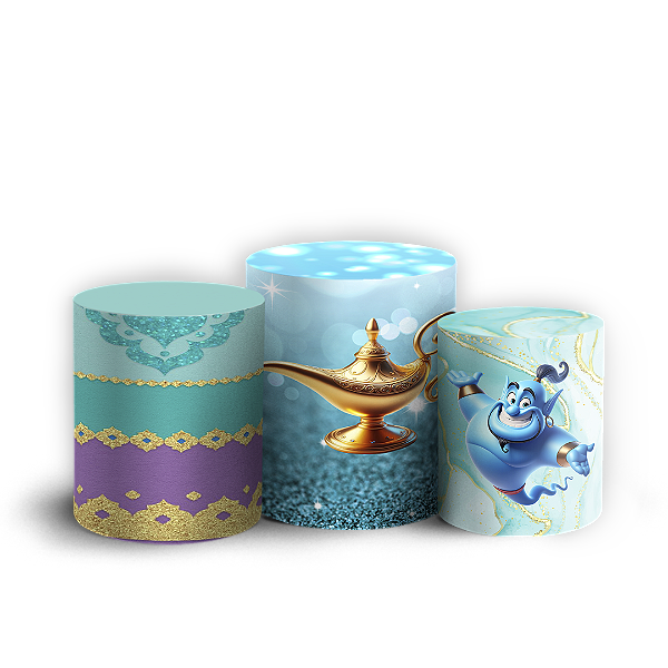 Capas Trio Cilindro Sublimado Vest Facil - Jasmine