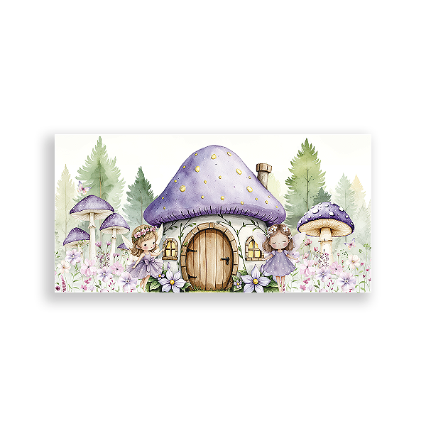 Capa Painel Retangular Sublimado - Fadinha