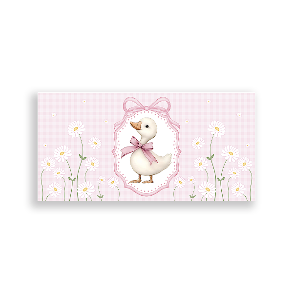 Capa Painel Retangular Sublimado - Patinho