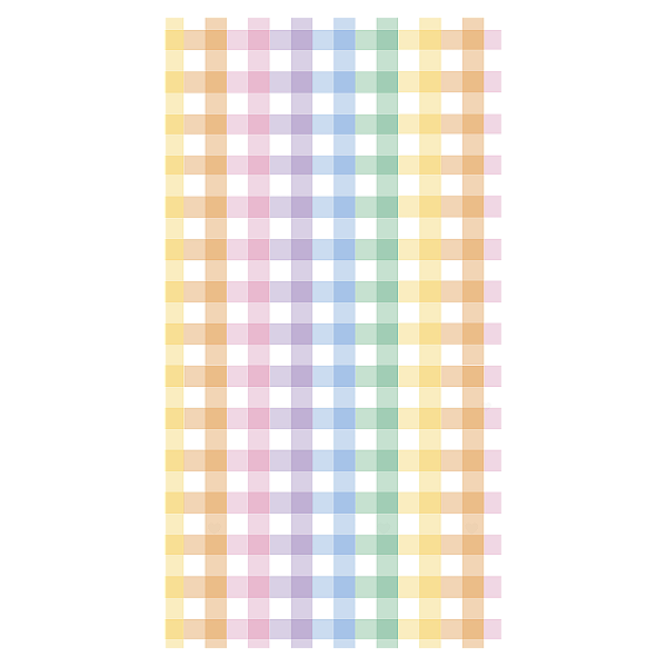 Faixa Lateral Sublimado 3D - Cores Colorido Arco Iris Xadrez