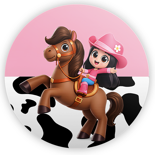 Mini Painel Sublimado - Ana Castela Turma Da Boiadeirinha