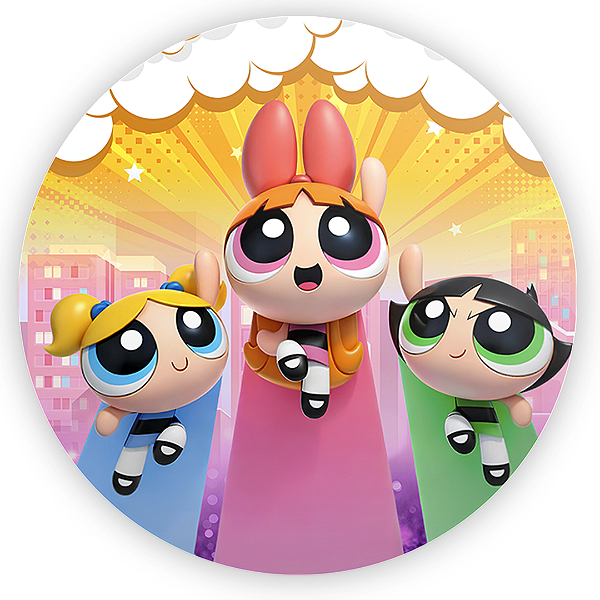 Mini Painel Sublimado - Meninas Super Poderosas