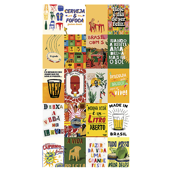 Capa Faixa Lateral Sublimado - Brasilidade