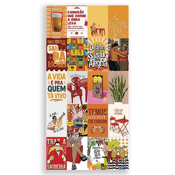 Capa Faixa Lateral Sublimado - Brasilidade