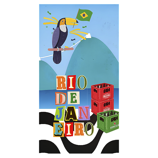 Capa Faixa Lateral Sublimado - Brasilidade