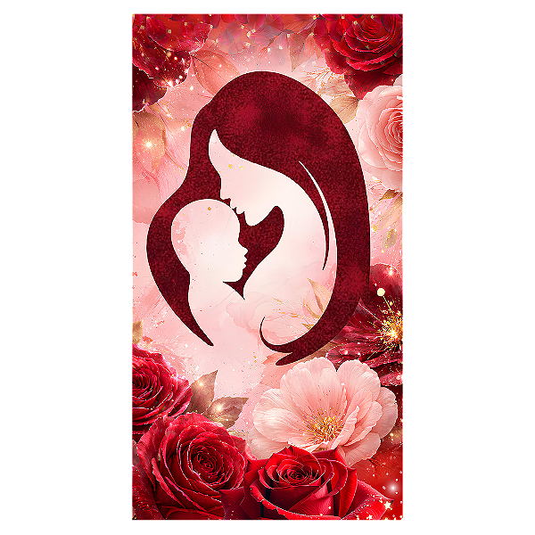 Capa Faixa Lateral Sublimado - Dia Das Mães