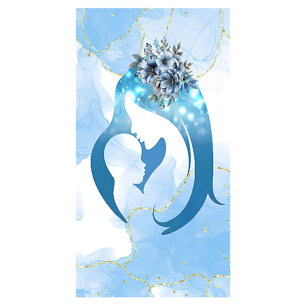 Capa Faixa Lateral Sublimado - Dia Das Mães