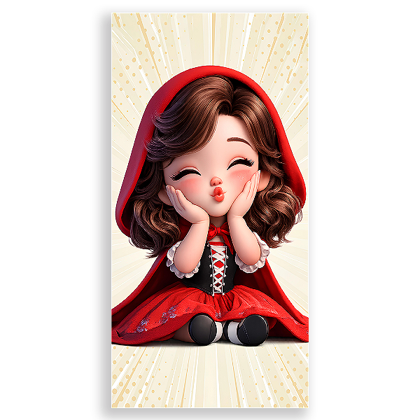 Capa Faixa Lateral Sublimado - Chapeuzinho Vermelho