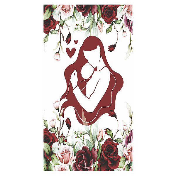 Capa Faixa Lateral Sublimado - Dias das Mães