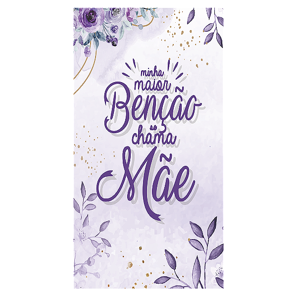 Capa Faixa Lateral Sublimado - Dias das Mães