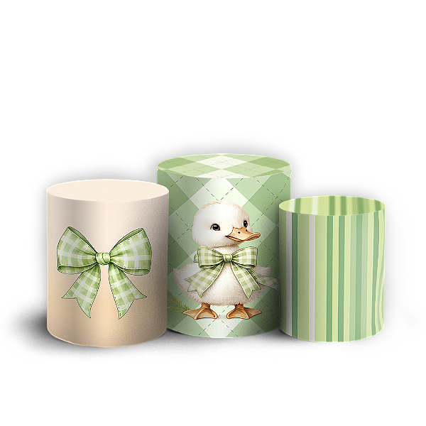 Capas Trio Cilindro Sublimado Vest Facil - Ganso