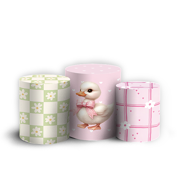 Capas Trio Cilindro Sublimado Vest Facil - Ganso