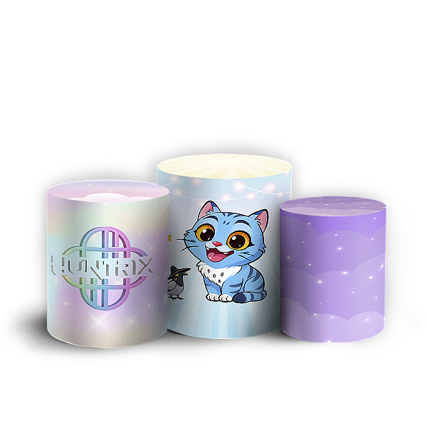 Capas Trio Cilindro Sublimado Vest Facil - K Pop Aquarela