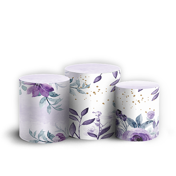 Capas Trio Cilindro Sublimado Vest Facil - Dias das Mães