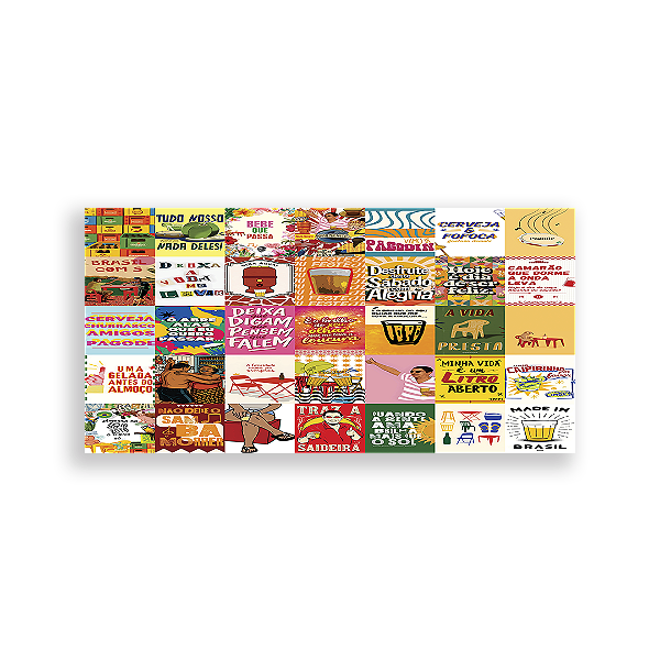 Capa Painel Retangular Sublimado - Brasilidade