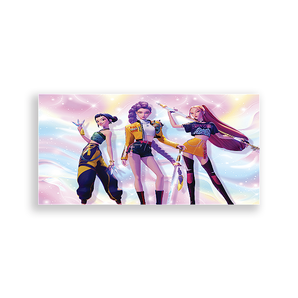 Capa Painel Retangular Sublimado - K-Pop