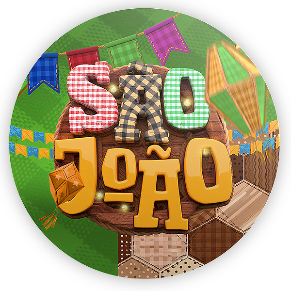 Mini Painel Sublimado - Festa Junina