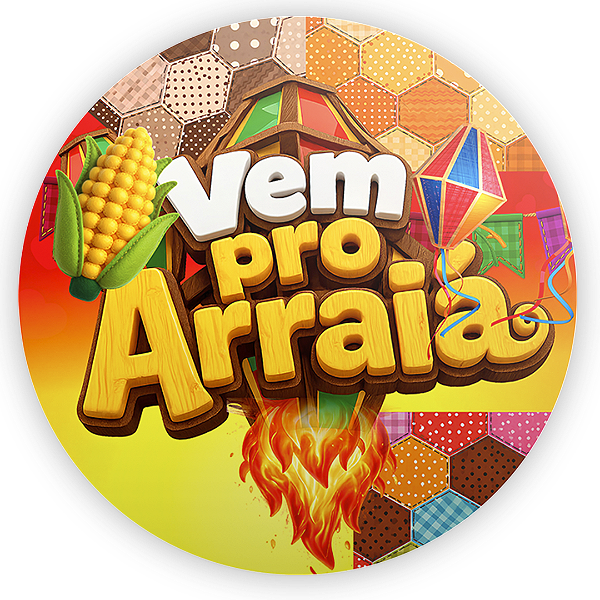 Mini Painel Sublimado - Festa Junina