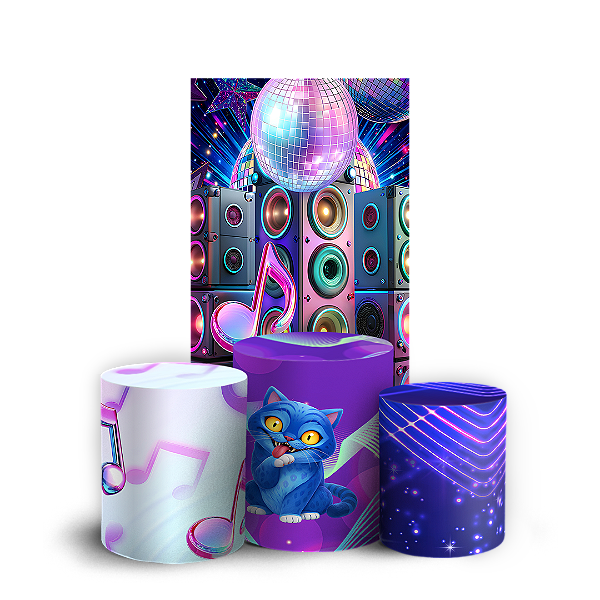 Capas Faixa Lateral e Trio Cilindro Sublimado Vest Facil - Guerreiras Do K-Pop