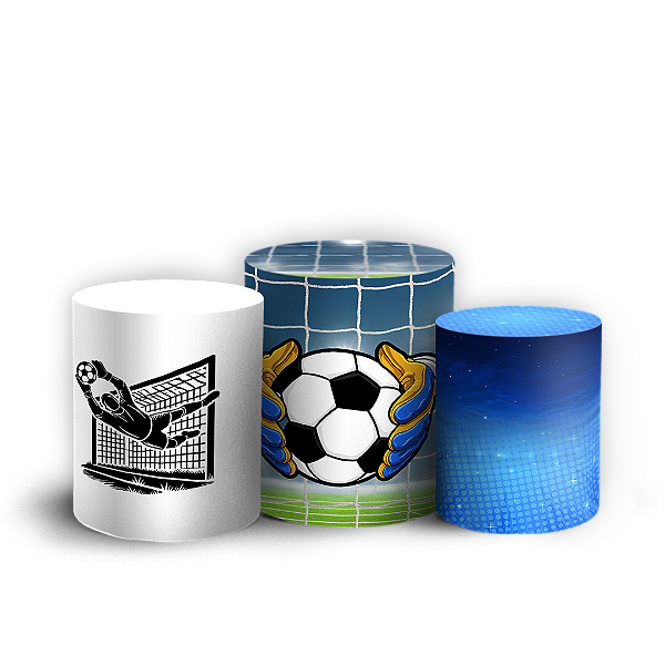 Capas Trio Cilindro Sublimado Vest Facil - Futebol Goleiro