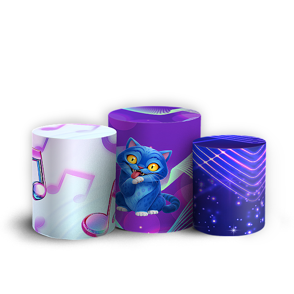 Capas Trio Cilindro Sublimado Vest Facil - Guerreiras Do K-Pop
