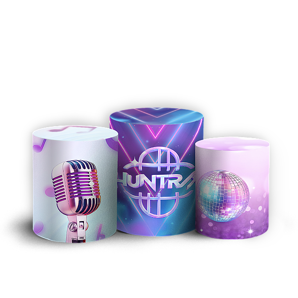 Capas Trio Cilindro Sublimado Vest Facil - Guerreiras Do K-Pop