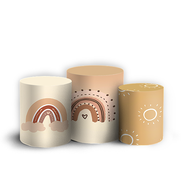 Capas Trio Cilindro Sublimado Vest Facil - Volta Ao Sol