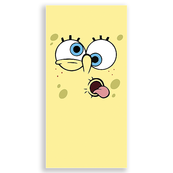 Capa Faixa Lateral Sublimado - Bob Esponja
