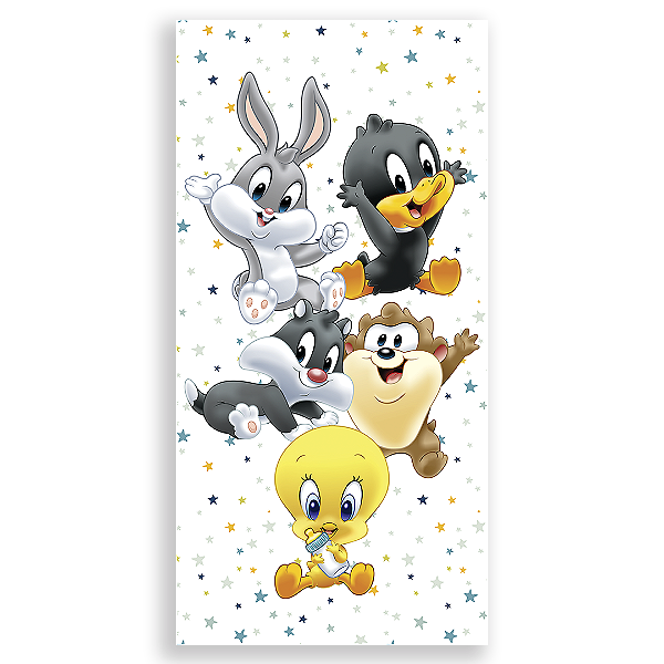 Capa Faixa Lateral Sublimado - Looney Tunes