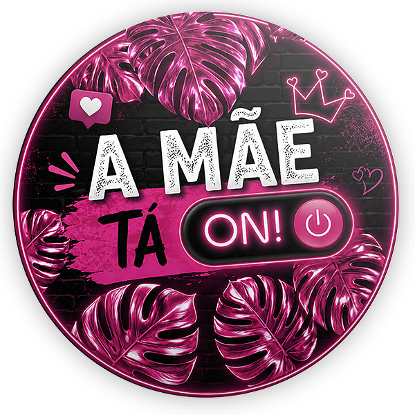 Capa Mini Painel Sublimado - A Mãe Ta On
