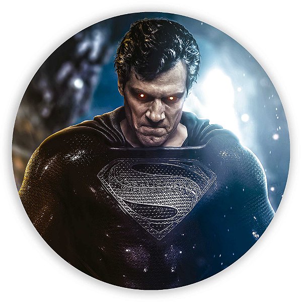 Capa Painel Redondo Sublimado - Super Homem