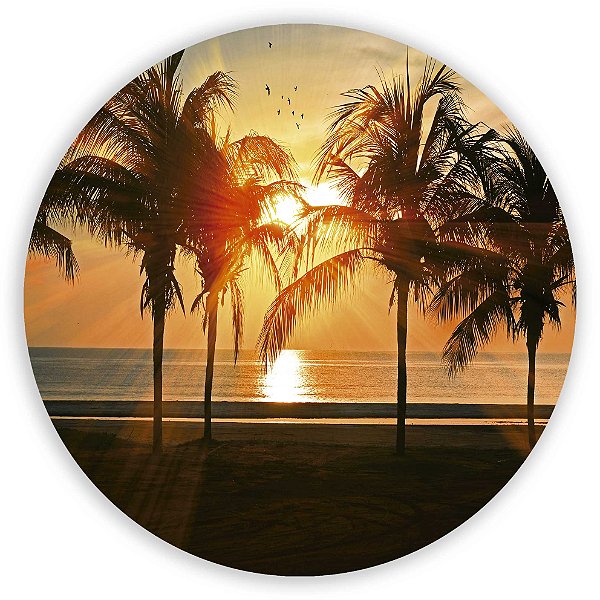 Capa Painel Redondo Sublimado - Tardezinha