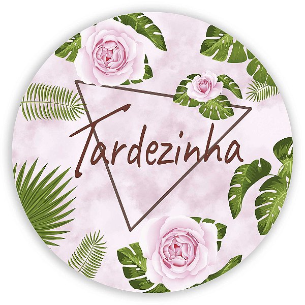 Capa Painel Redondo Sublimado - Tardezinha