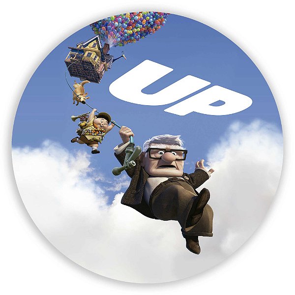 Capa Painel Redondo Sublimado - Up Altas Aventuras