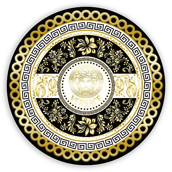 Capa Painel Redondo Sublimado - Versace