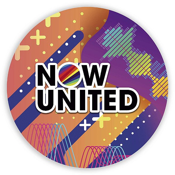 Capa Painel Redondo Sublimado - Now United