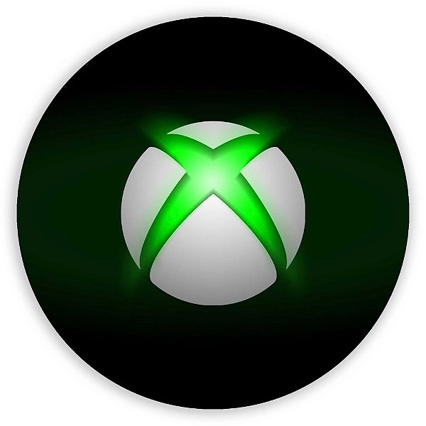 Capa Painel Redondo Sublimado - X-Box X-Box