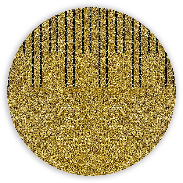 Capa Painel Redondo Sublimado - Glitter