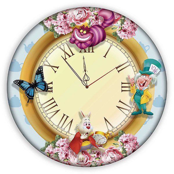 Capa Painel Redondo Sublimado - Alice