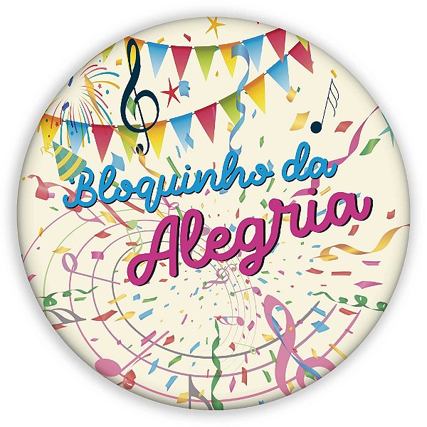 Capa Painel Redondo Sublimado - Carnaval