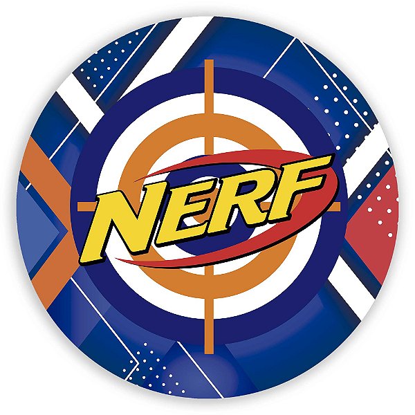 Capa Painel Redondo Sublimado - Nerf