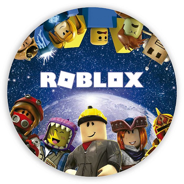 Capa Painel Redondo Sublimado - Roblox