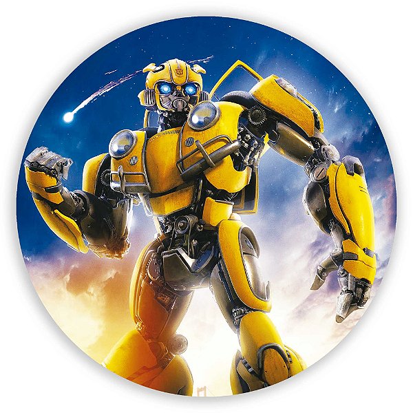 Capa Painel Redondo Sublimado - Transformes