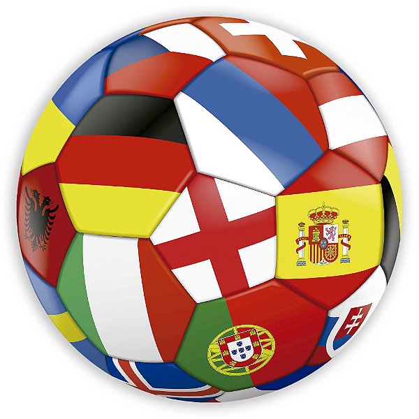 Capa Painel Redondo Sublimado - Futebol