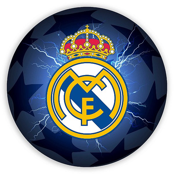 Capa Painel Redondo Sublimado - Real Madrid Real Madrid
