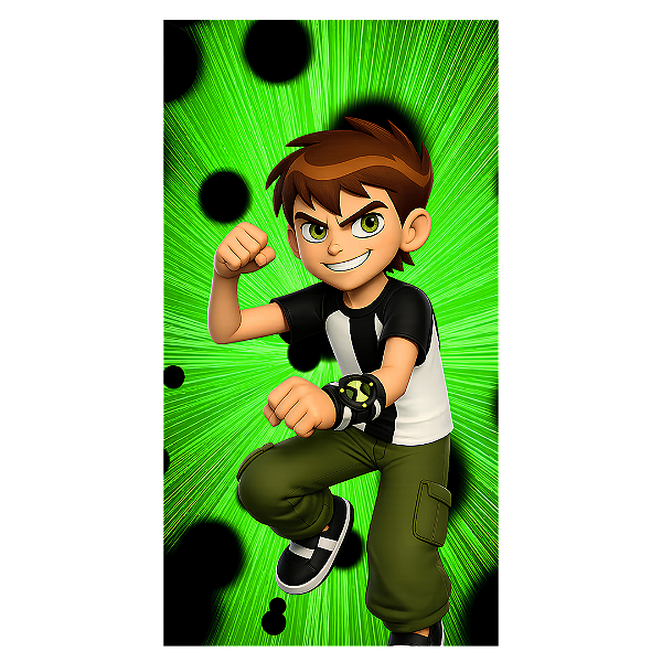 Capa Faixa Lateral Sublimado - Ben 10