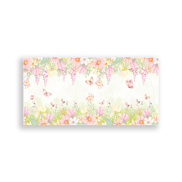 Capa Painel Retangular Sublimado - Jardim