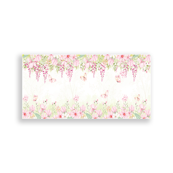 Capa Painel Retangular Sublimado - Jardim